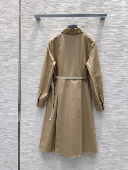 Di 25fw New Multi-Pocket Wool Dress（KAHKI/GRAY）