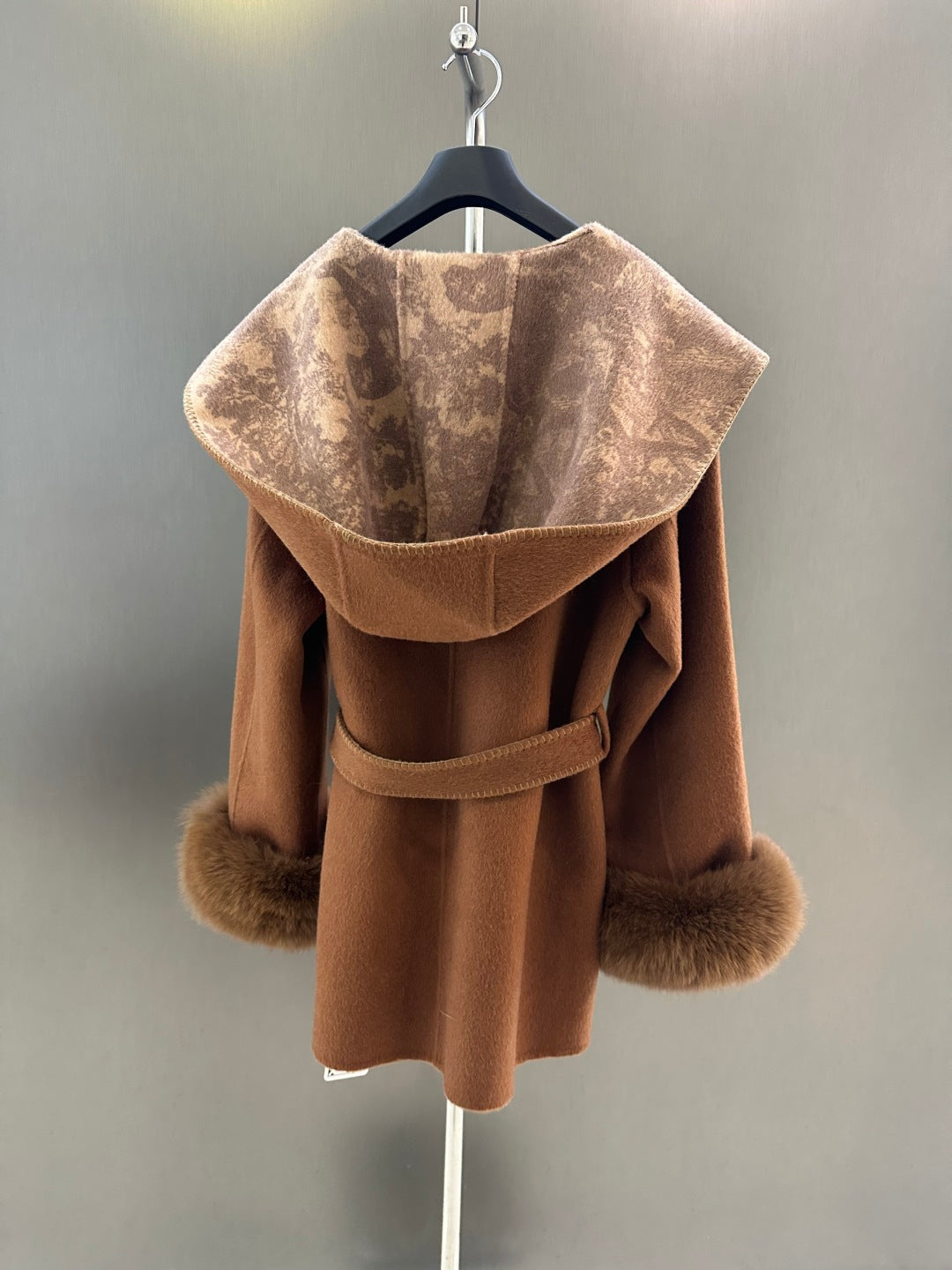 Di 25 Jungle print wool jacket(BROWN/NAVY)