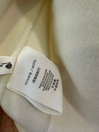 C 25fw New Fox Fur Wool Jacket(WHITE/PINK)