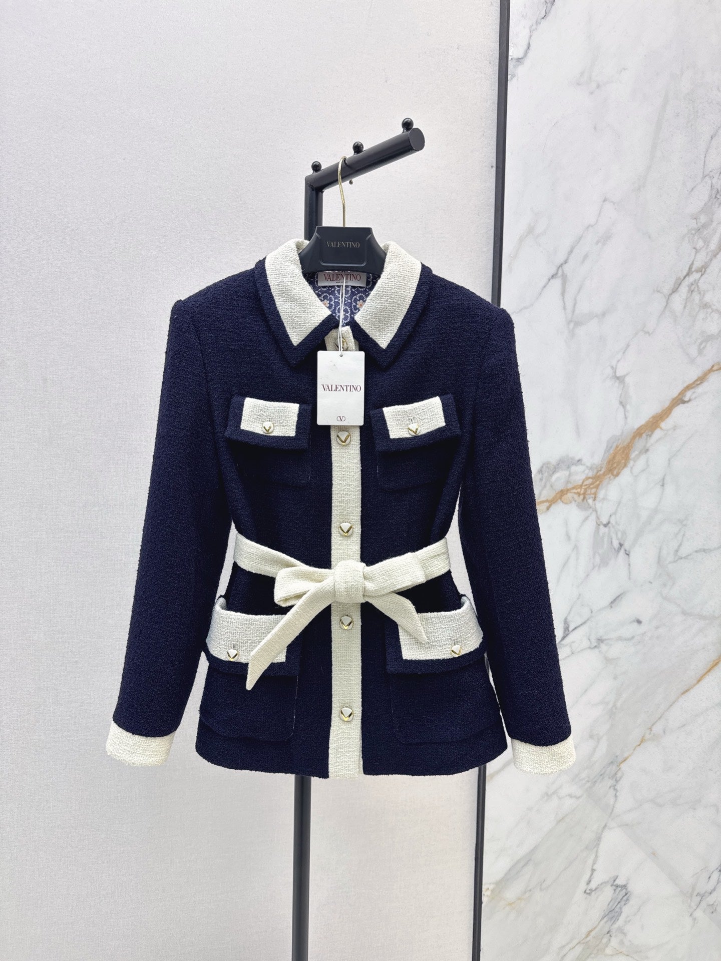 Val 25 New Lapel Four Pocket Midi Jacket