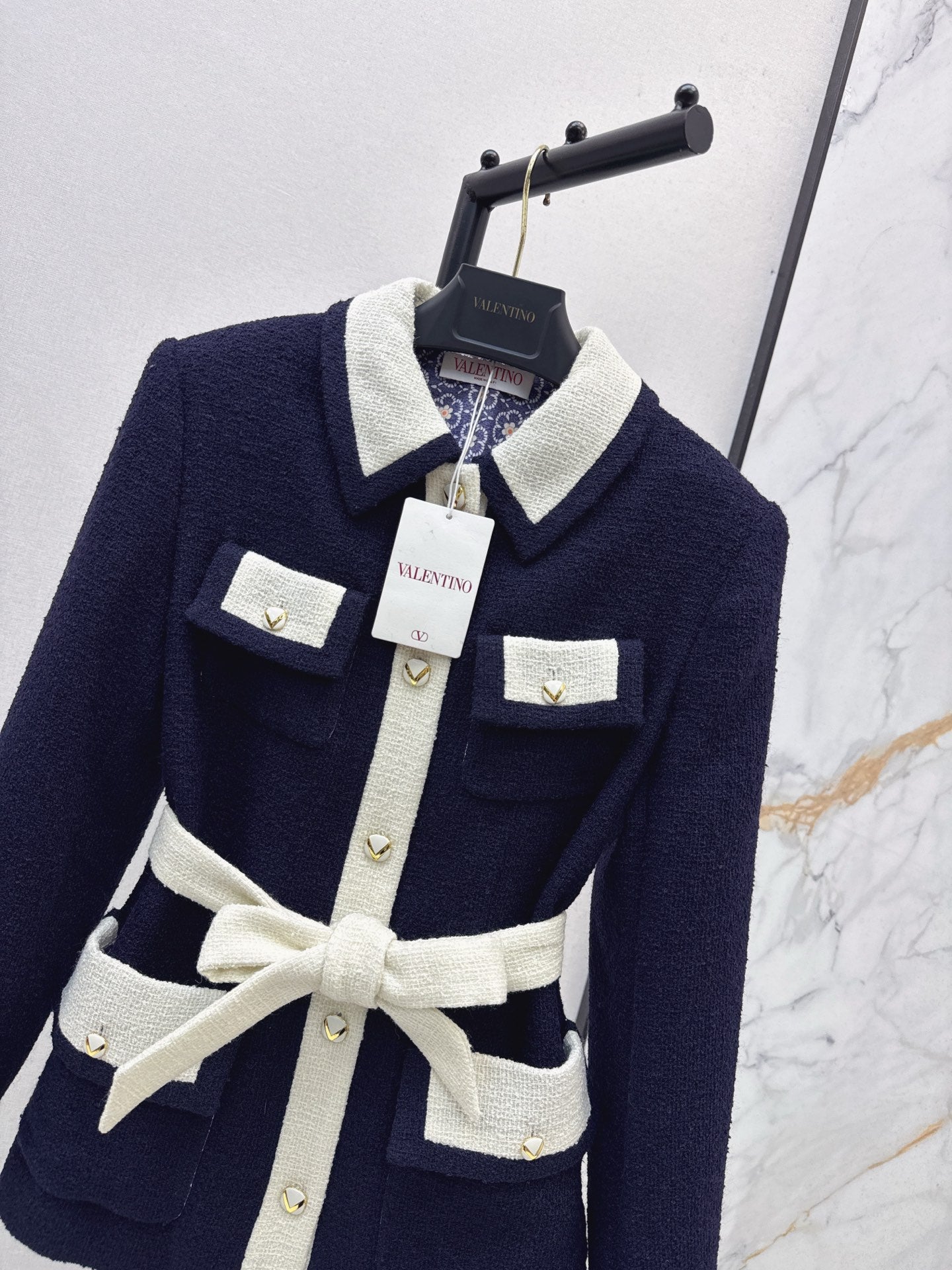 Val 25 New Lapel Four Pocket Midi Jacket