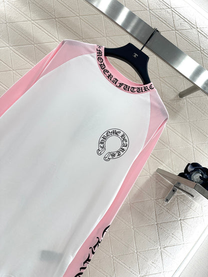 Chr 25 Letter print long-sleeved top