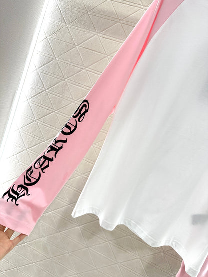 Chr 25 Letter print long-sleeved top