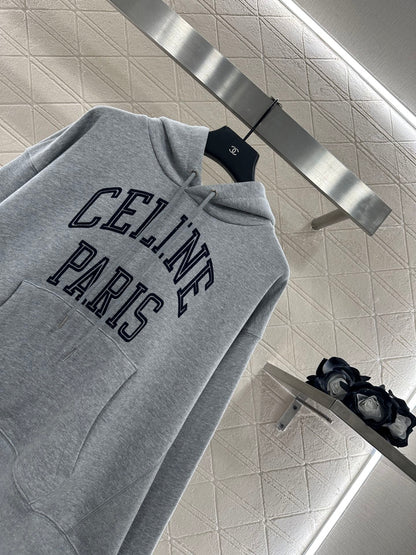 Ce 25 Hooded letter sweatshirt
