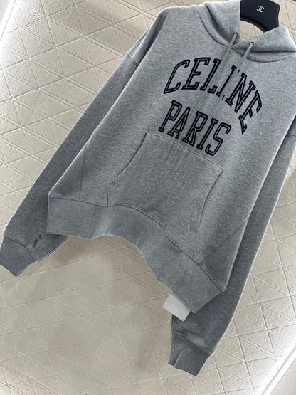 Ce 25 Hooded letter sweatshirt