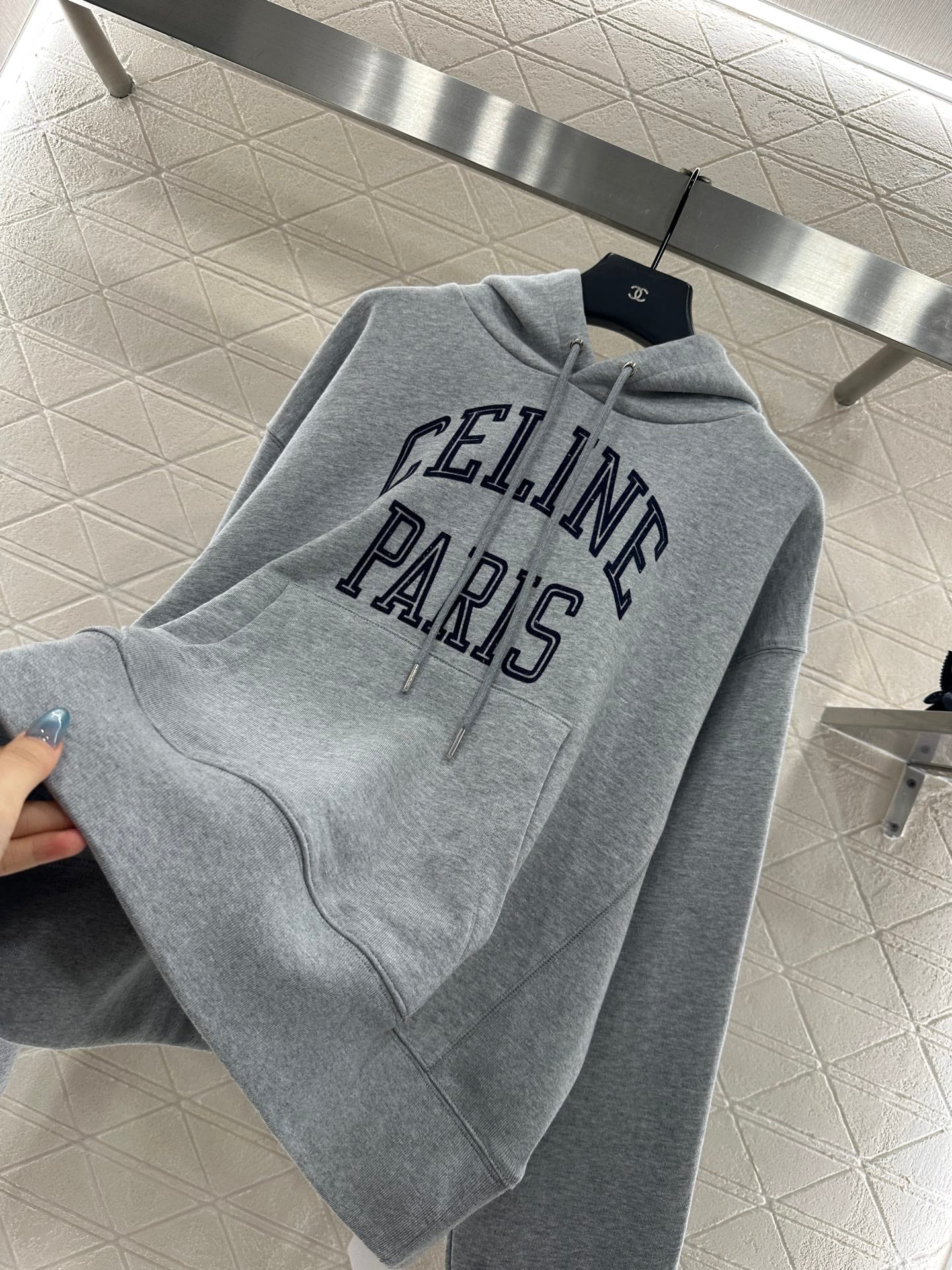 Ce 25 Hooded letter sweatshirt
