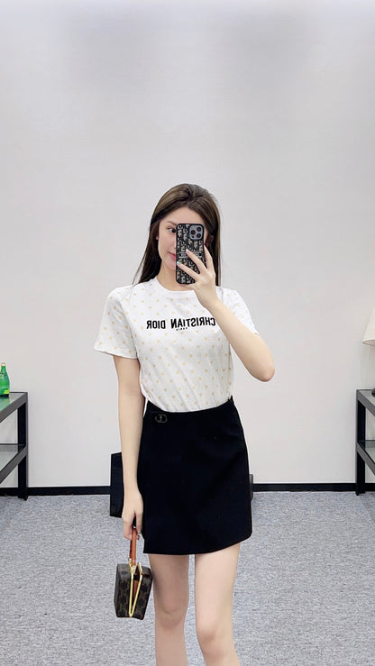 Di 25 Tengge pattern five-pointed star short sleeves