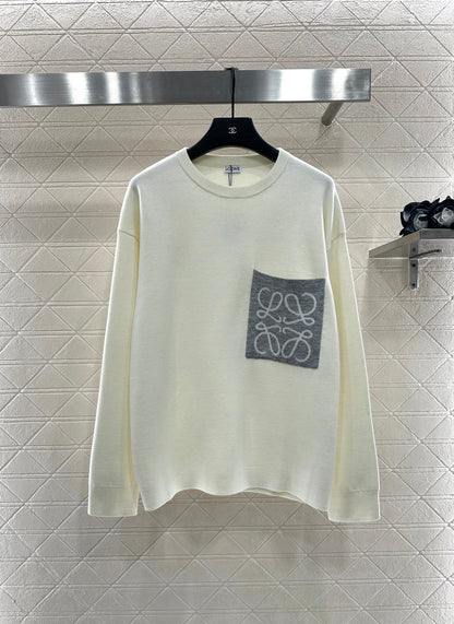 Lo 25 Totem Loose Knit Wool Top