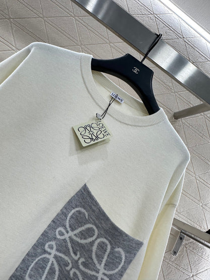Lo 25 Totem Loose Knit Wool Top