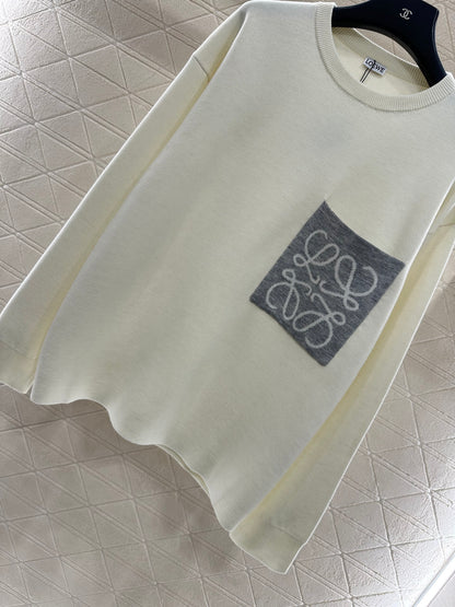 Lo 25 Totem Loose Knit Wool Top