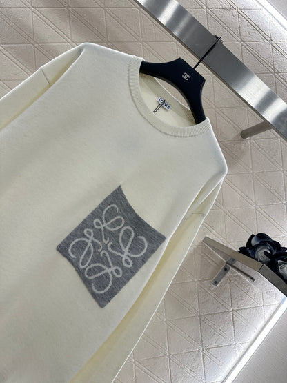 Lo 25 Totem Loose Knit Wool Top
