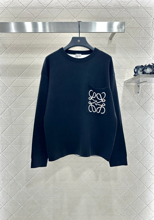 Lo 25 Totem Loose Knit Wool Top