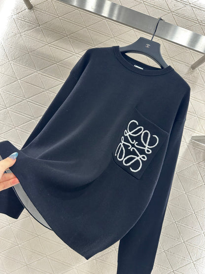 Lo 25 Totem Loose Knit Wool Top