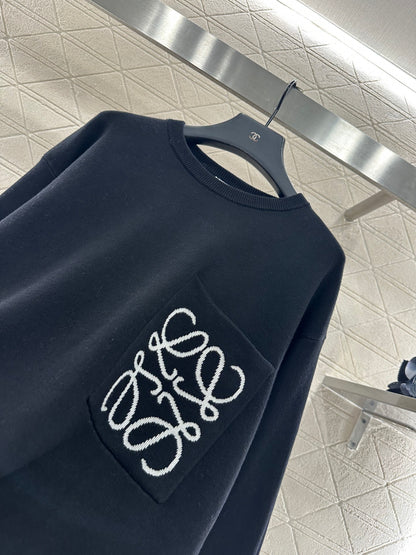 Lo 25 Totem Loose Knit Wool Top