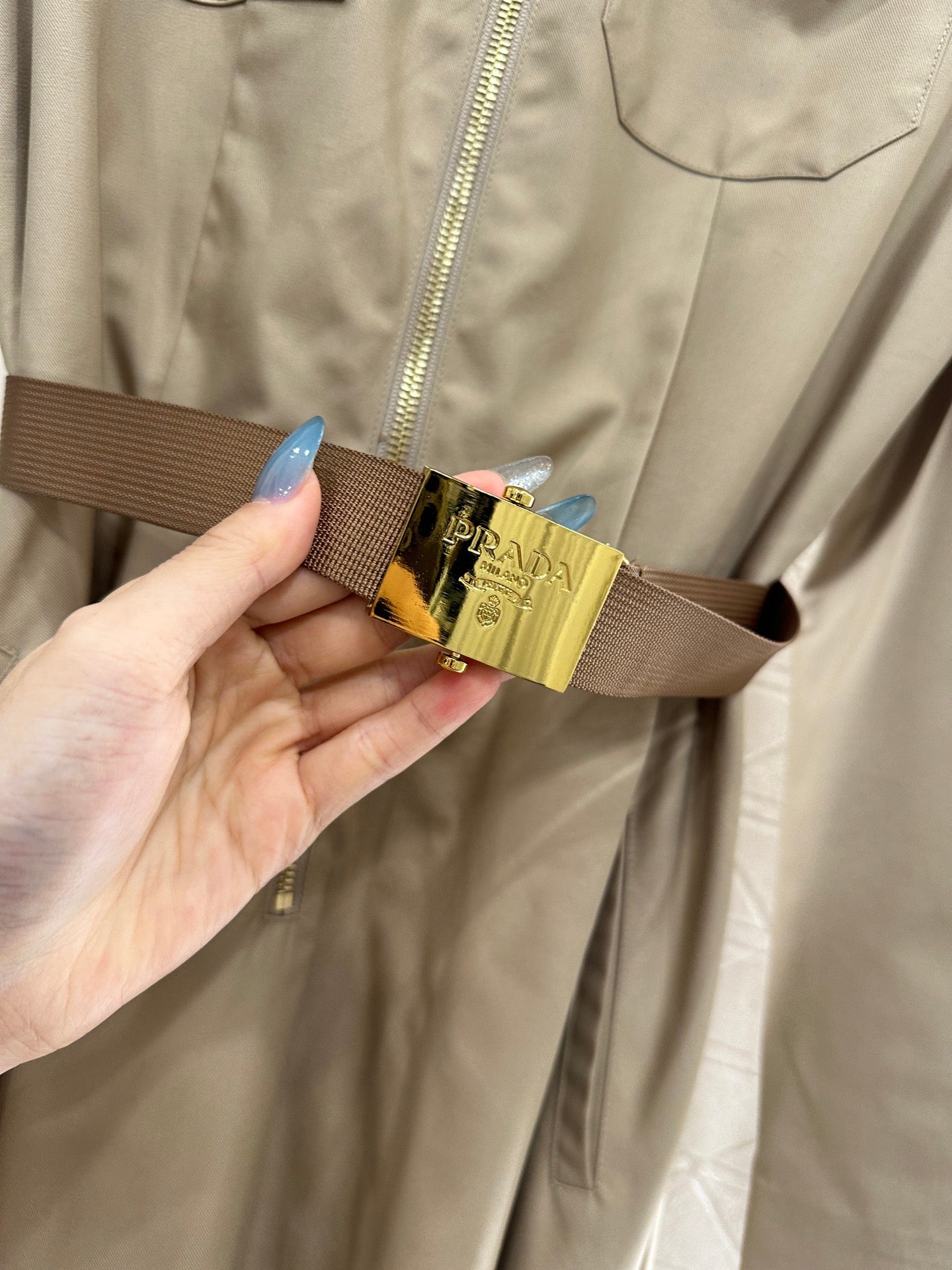 Pr 25 Lapel belt dress