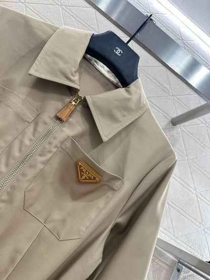 Pr 25 Lapel belt dress