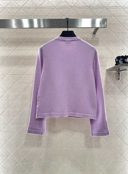 C 25 Beaded Knit Cashmere Cardigan