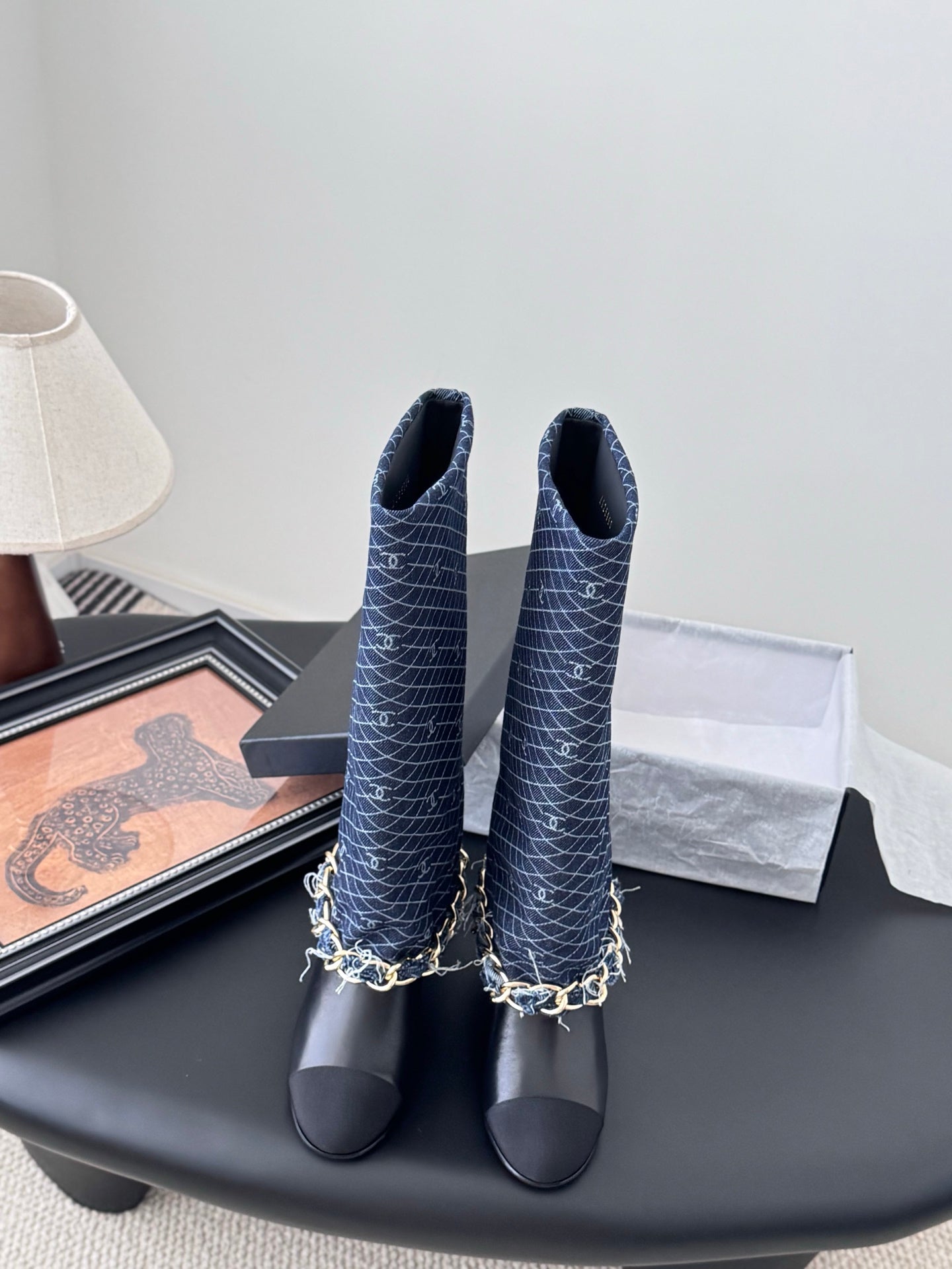 C 25K New Chain Boots（BLUE/DARK BLUE）