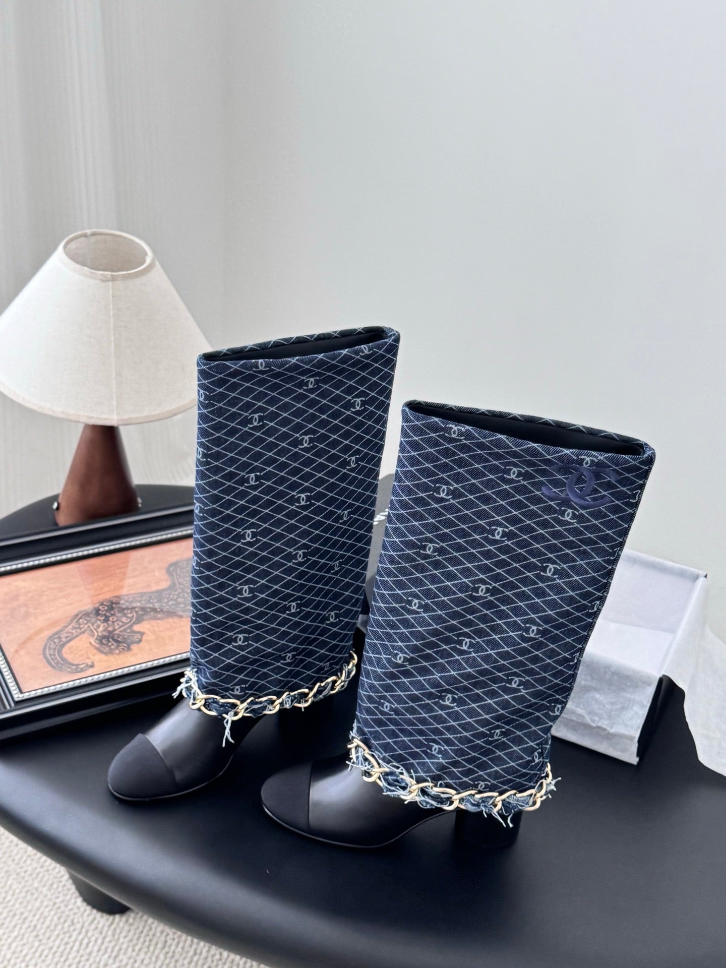 C 25K New Chain Boots（BLUE/DARK BLUE）