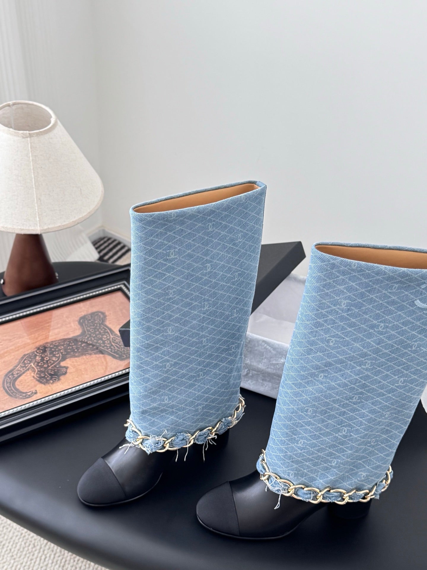 C 25K New Chain Boots（BLUE/DARK BLUE）
