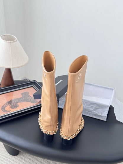 C 25K New Chain Boots（KHAKI/WHITE）