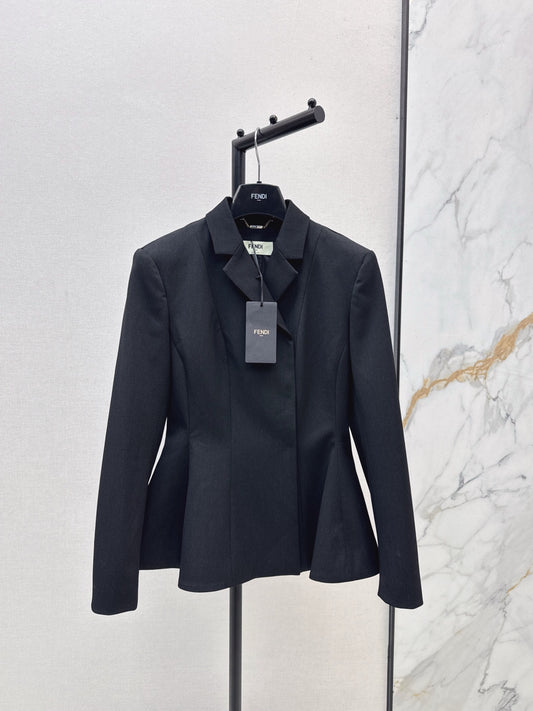 Fe 25 New Black Short Suit Jacket