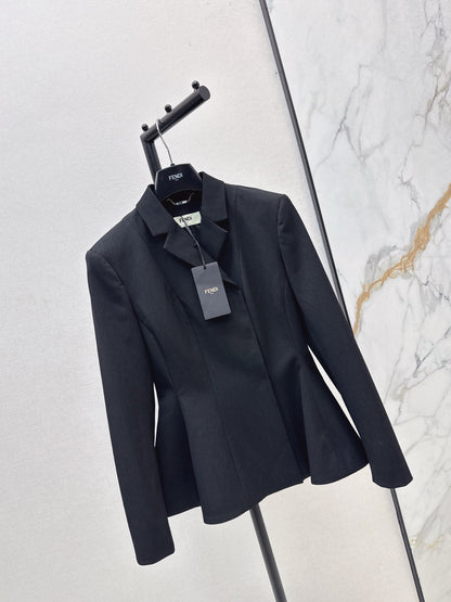 Fe 25 New Black Short Suit Jacket