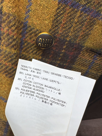 Mi 25 New wool retro plaid jacket