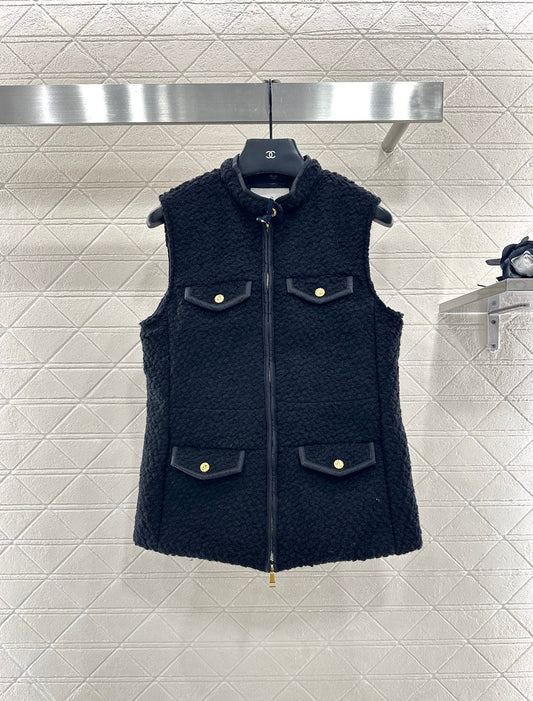 Mon 25 Fur-lined Zippered Down Vest