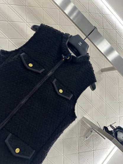 Mon 25 Fur-lined Zippered Down Vest