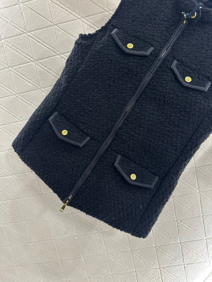 Mon 25 Fur-lined Zippered Down Vest