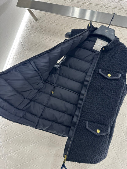 Mon 25 Fur-lined Zippered Down Vest
