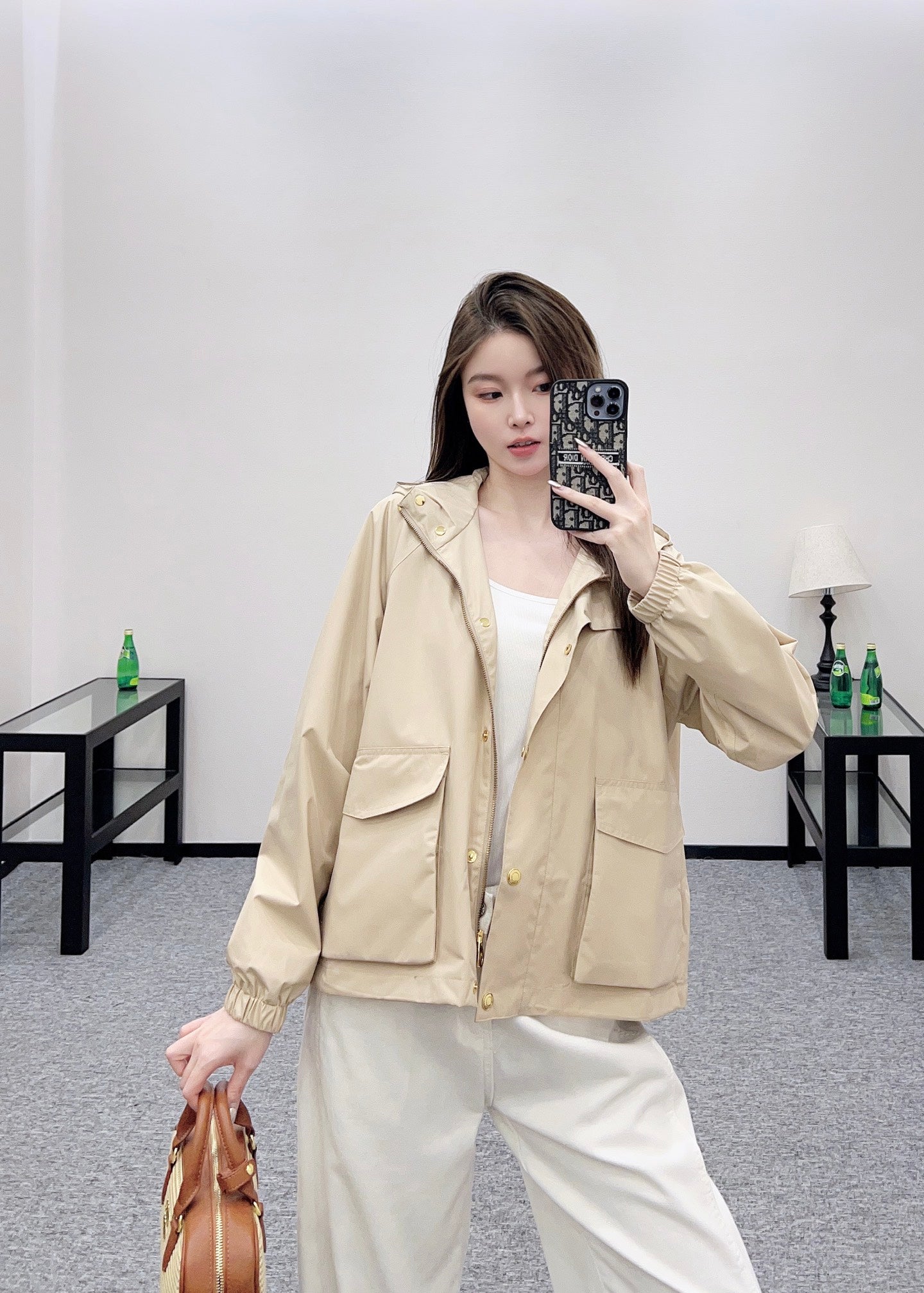 Lor 25 Hooded windbreaker jacket