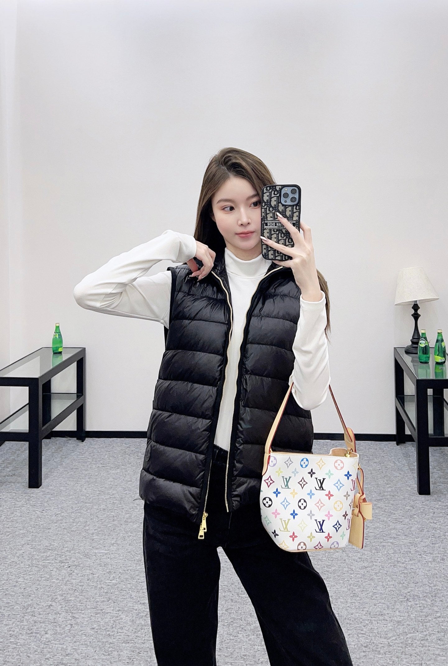 Mon 25 Two piece hooded down jacket set