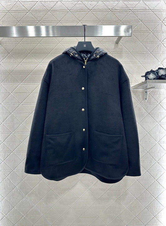 Mon 25 Two piece hooded down jacket set