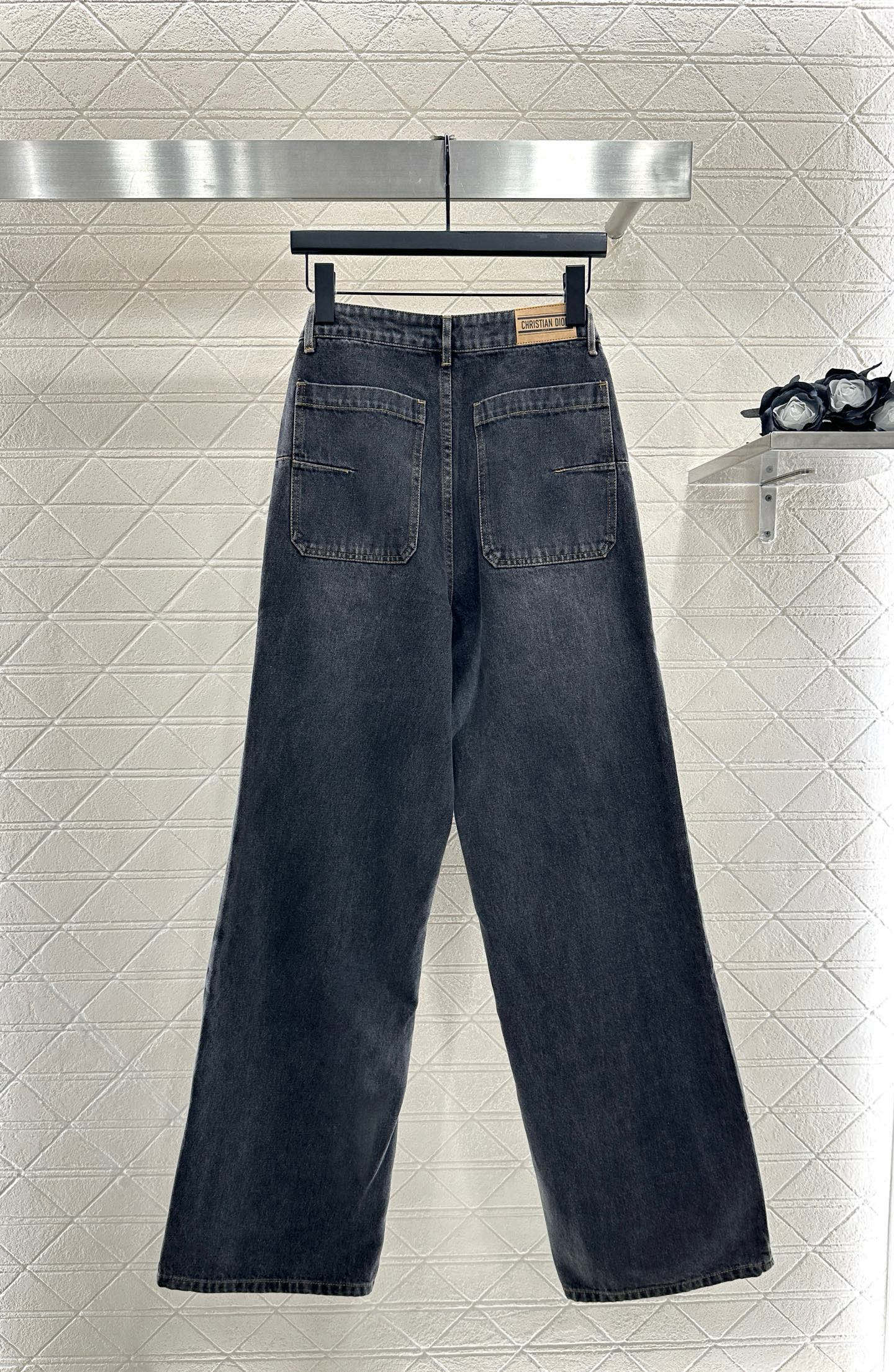 Di 25 Hooded plush denim jacket+pants set
