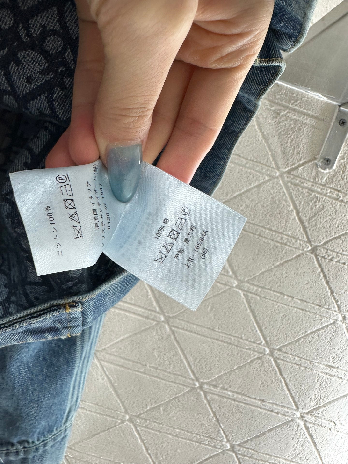 Di 25 Velvet collar denim jacket half skirt set