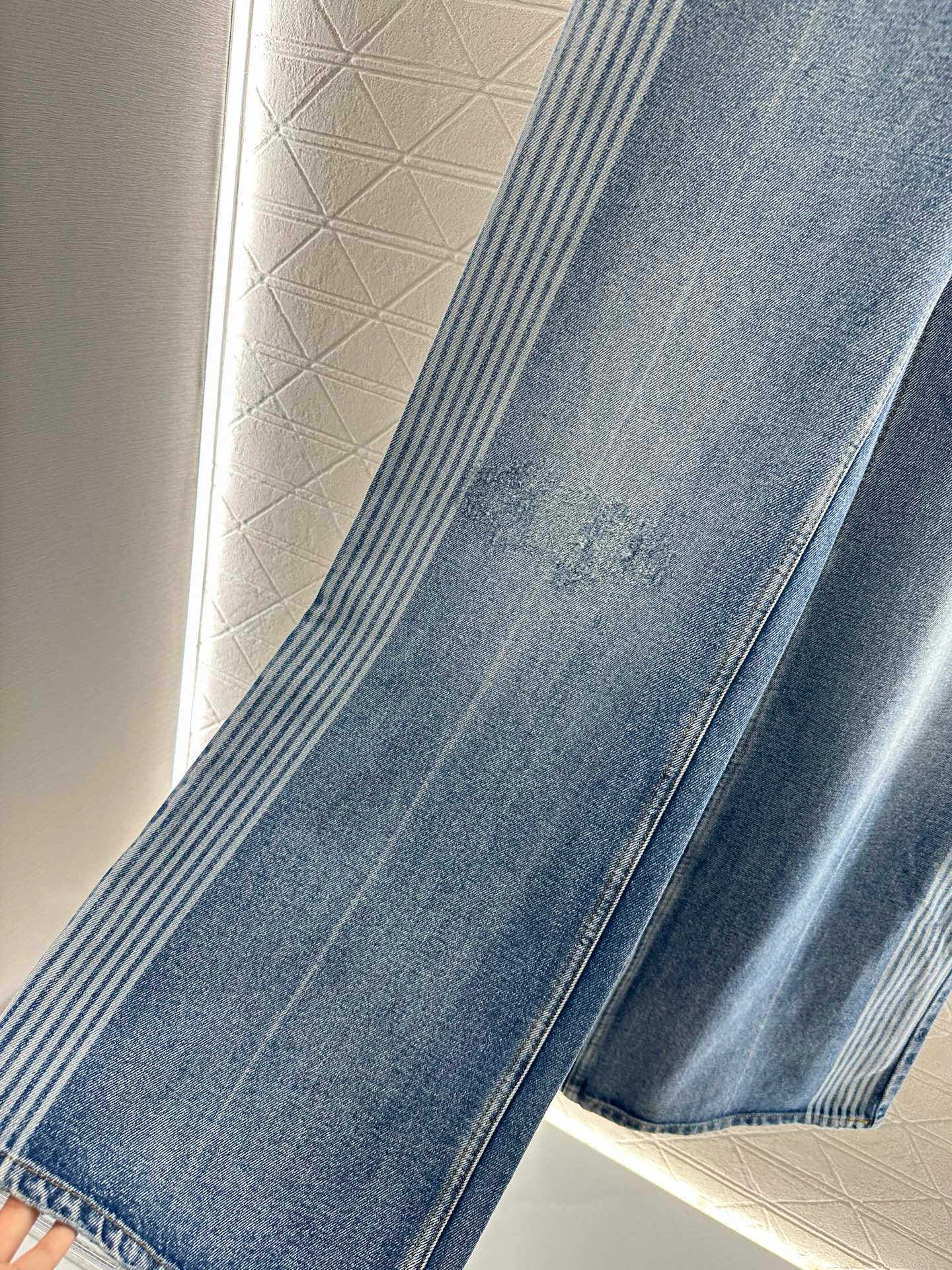 Di 25 Baseball denim jacket woven pants set