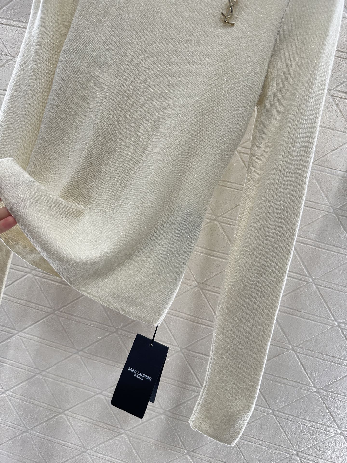 Y 25 Turtleneck brooch wool base sweater(BEIGI/BROWN/BLACK)