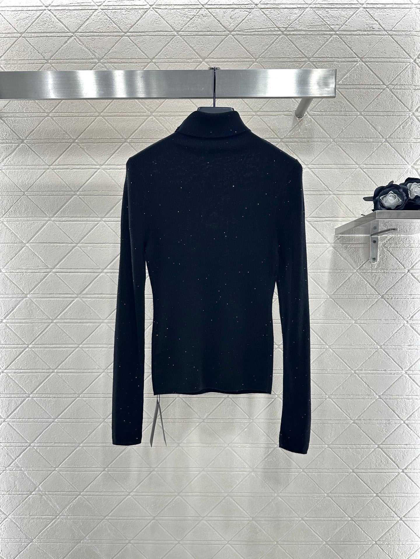 Y 25 Turtleneck brooch wool base sweater(BEIGI/BROWN/BLACK)
