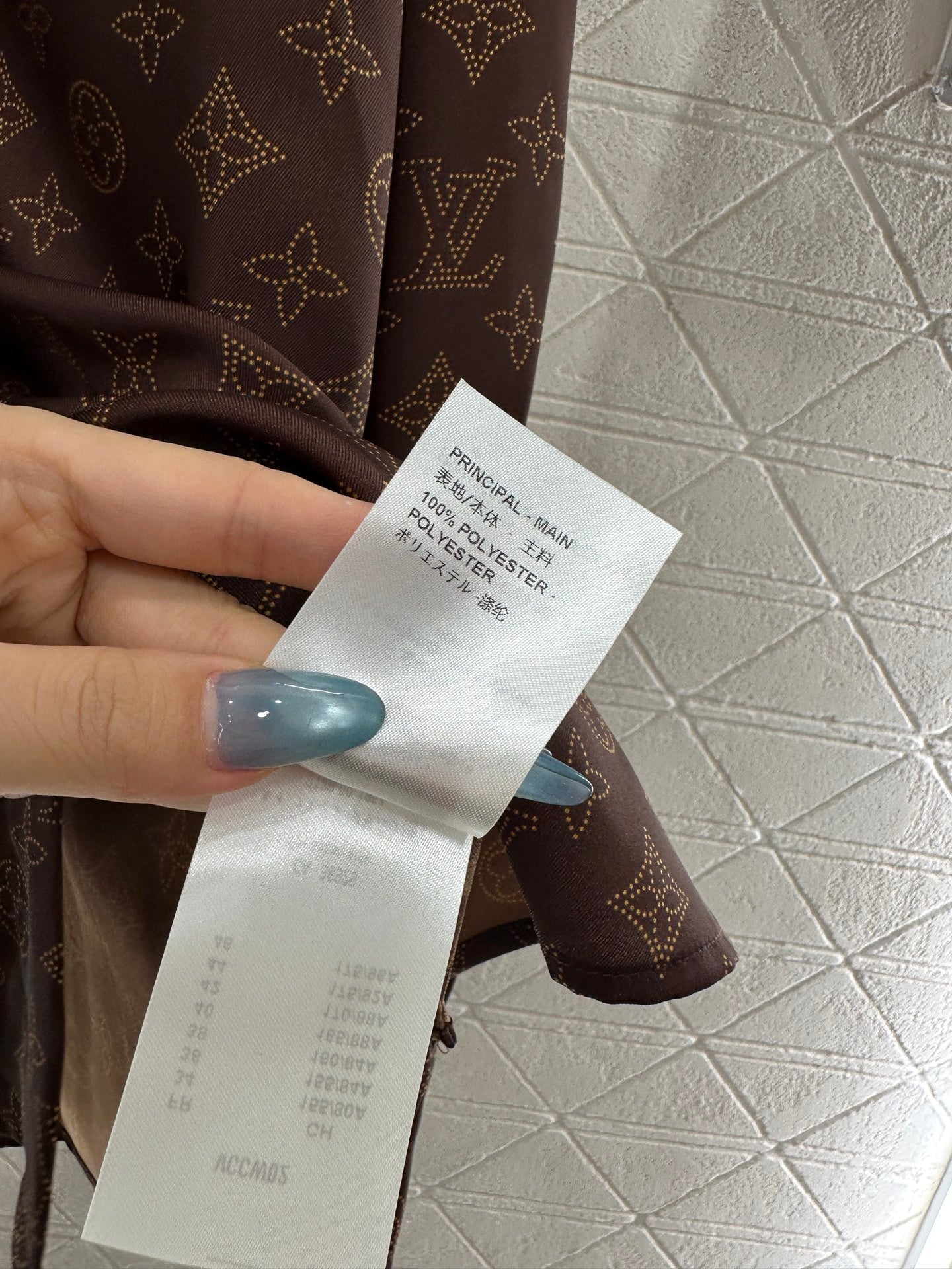 L 25 monogram full print pajamas set