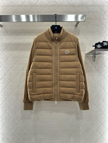 Mon 25 Rectangular embossed down jacket two-piece set