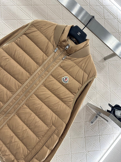 Mon 25 Rectangular embossed down jacket two-piece set