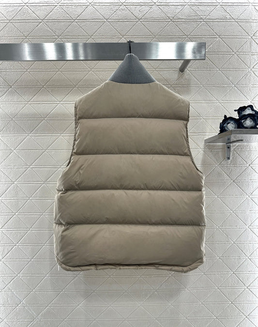 Ce 25 Wool Stand Collar Padded Vest