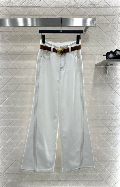 Ce 25 Straight-leg waistband silhouette jeans