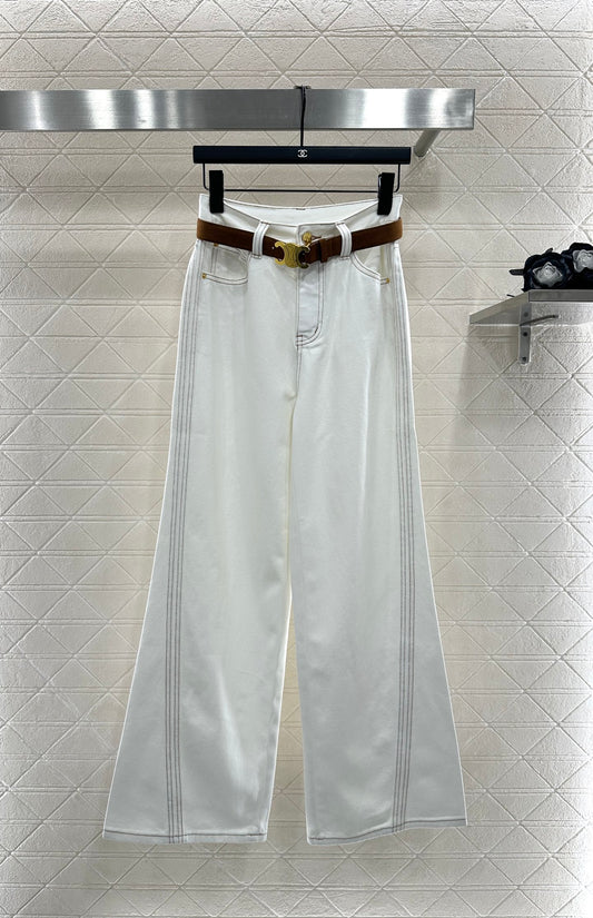 Ce 25 Straight-leg waistband silhouette jeans