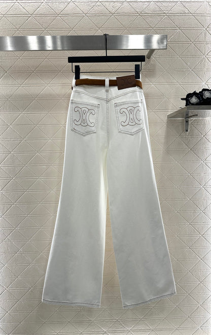 Ce 25 Straight-leg waistband silhouette jeans