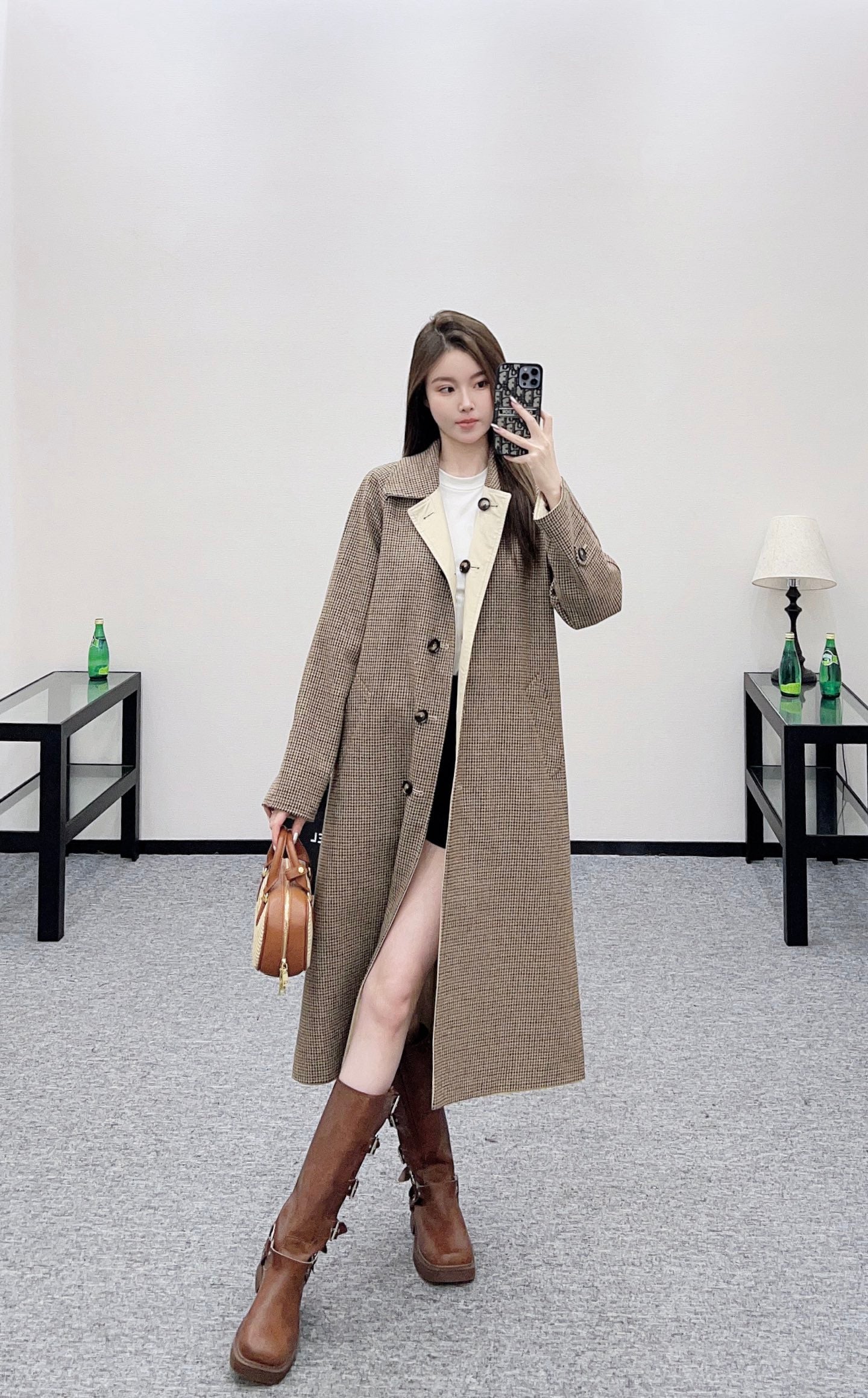 Mi 25 Reversible windbreaker (cotton outside, wool inside)