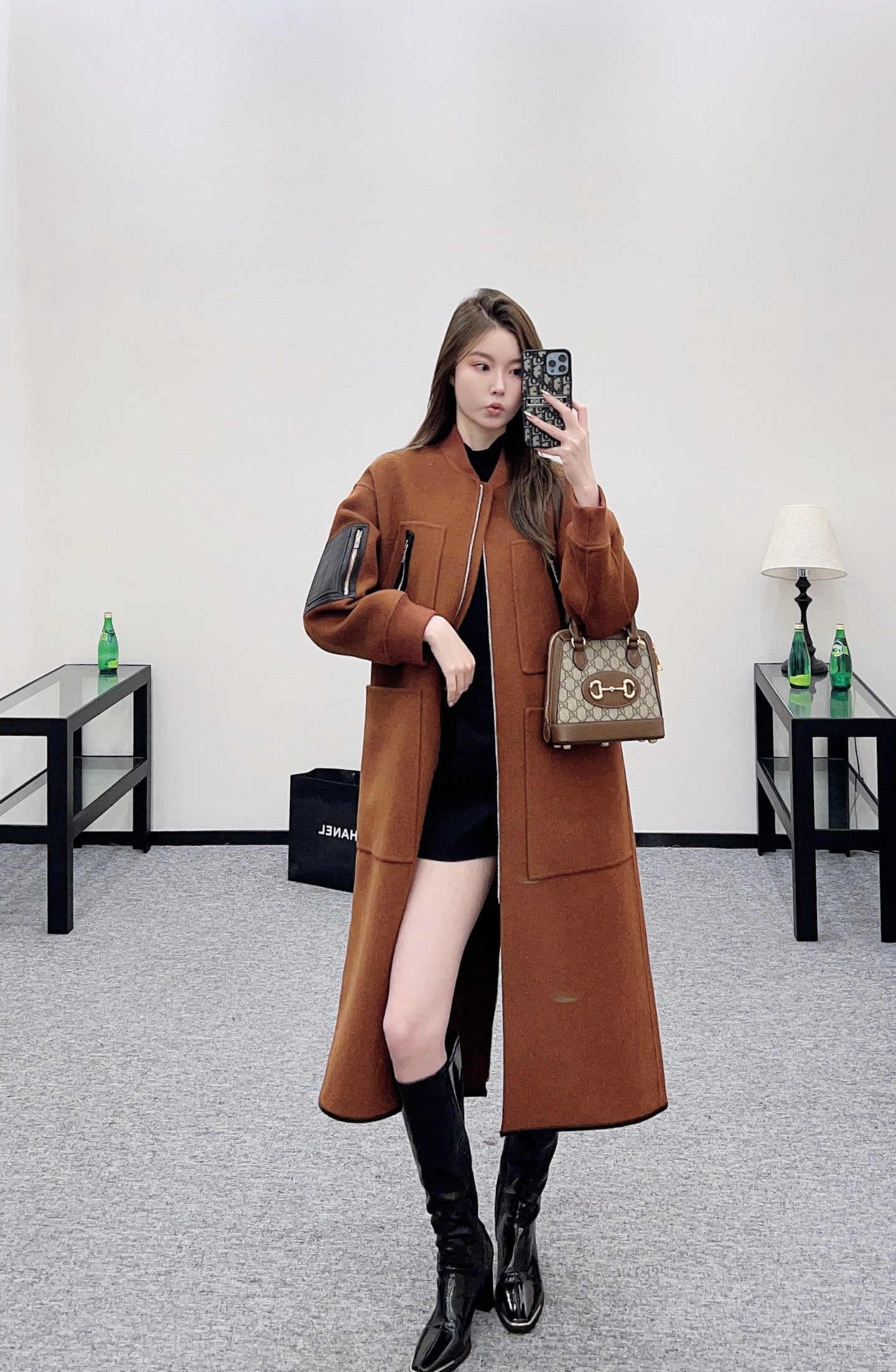 He 25 Long woolen coat
