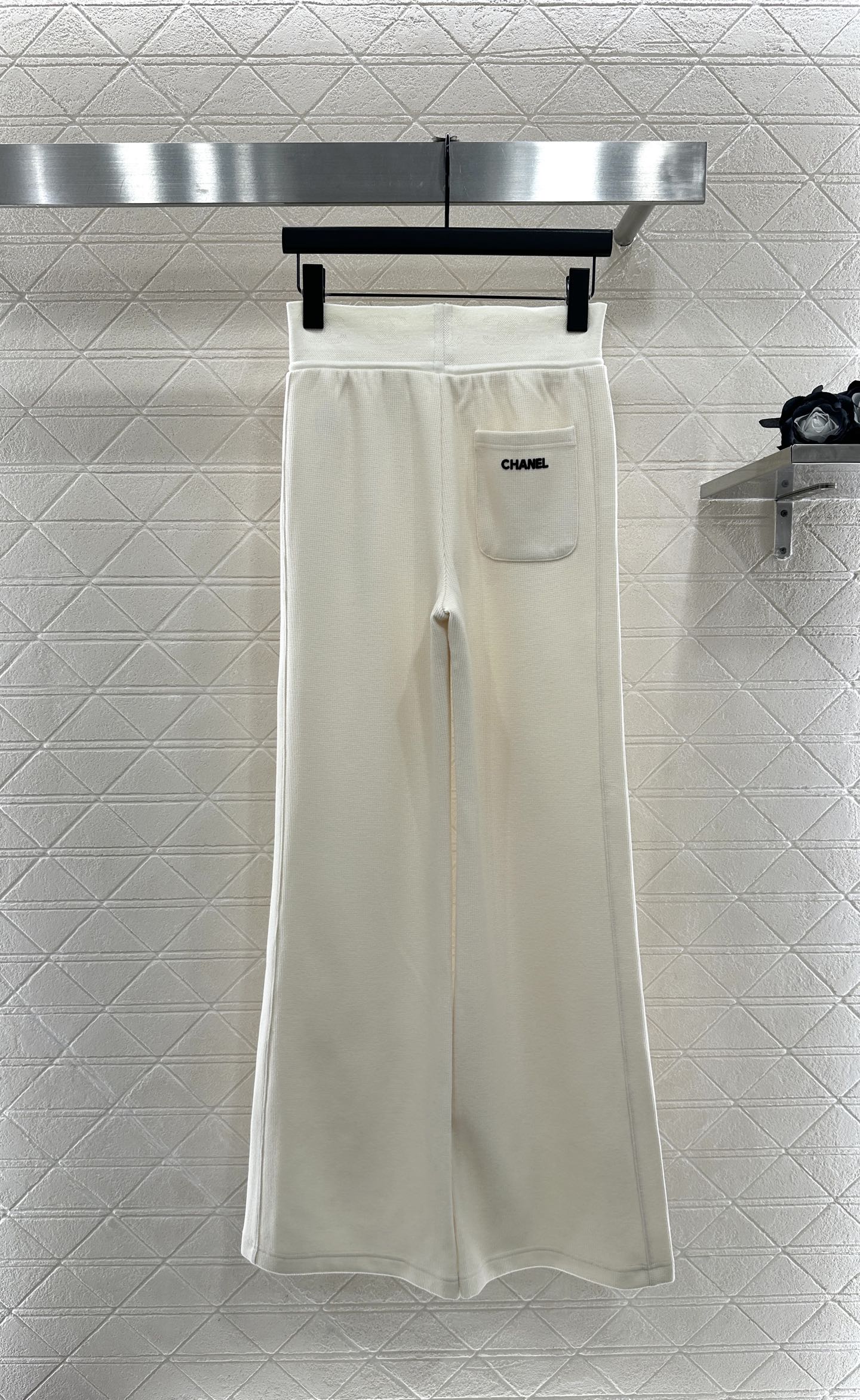 C 25 Drawstring wide leg pants(BEIGI/GRAY)